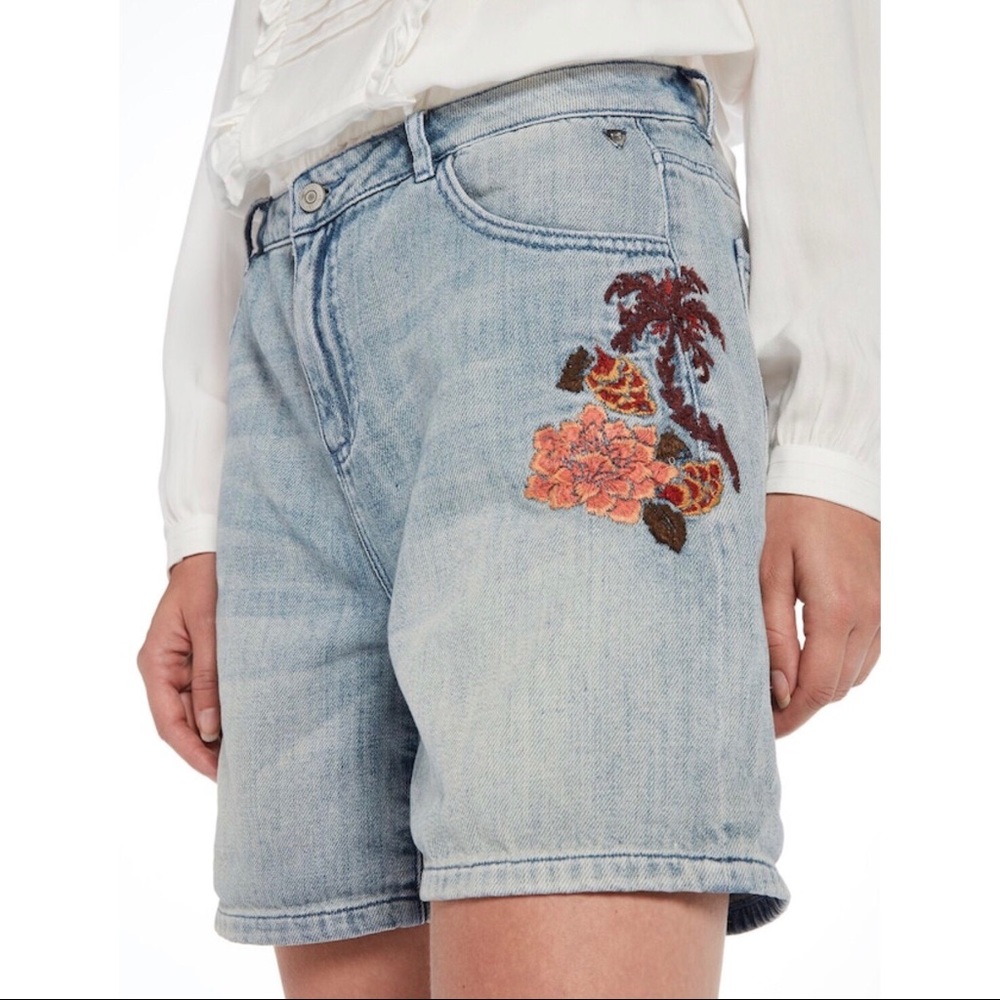 Scotch & Soda Embroidered Flower Shorts sz 29